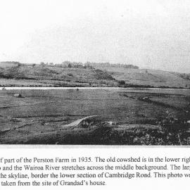 Part of the Perston Farm in 1935