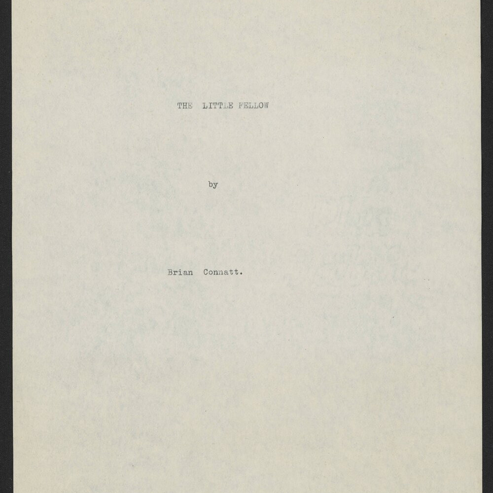 The Little Fellow: unpublished biography of Jerry Williams