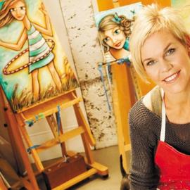 Mandy Williams in her studio (2013)