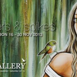 Feathers and Spikes art exhibition (2013)