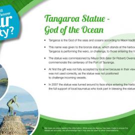 Fact Sheet: Tangaroa Statue - God of the Ocean