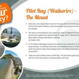 Fact Sheet: Waikorire, Pilot Bay - The Mount