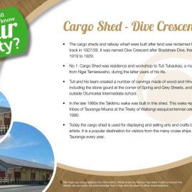 Fact Sheet: Cargo Shed - Dive Crescent