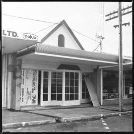 Work on the new Katikati branch of the Bay of Plenty Savings Bank, due to open 1 May 1978.