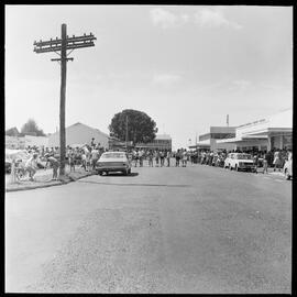 Te Puke charity relay Start-Finish line.