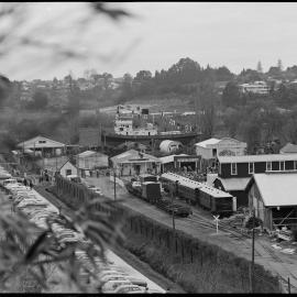 Civic reception / dedication ceremony for steam tug Taioma at Tauranga District Museum.