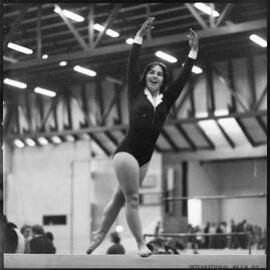 Gymnastics. Participants in the Waikato-Bay of Plenty Championships.