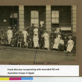 Frank Morrow at Alexandria Hospital Egypt 1915