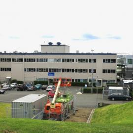 Rear of Tauranga City Council Building from Durham Street
