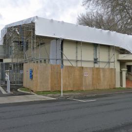 McLean Street SW Corner with Cameron Road rear and side of Court House House
