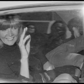 Cilla Black  in car