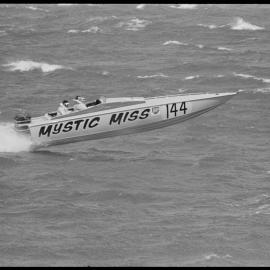 Power Boat race - Mystic Miss 144
