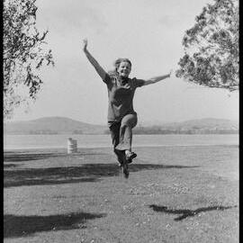 Gloria Cowdrey - enjoying the wind