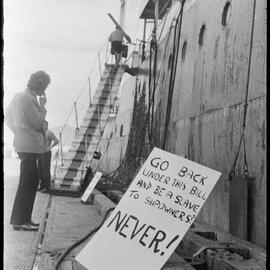 Placard - Seamen's Union