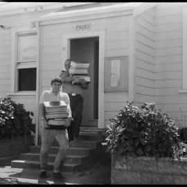 Constables D. Bowles and B. Smith - Waihī Police Station
