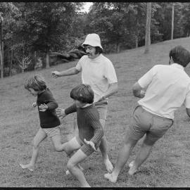 People playing soccer