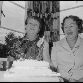 Ladies with cake