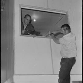 Bob Wood and colin Zuppicich at the Tauranga Air Training Corps