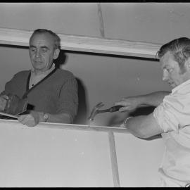 Bob Wood and colin Zuppicich at the Tauranga Air Training Corps