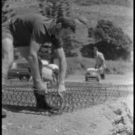 R. W. Doherty - retaining wall at Mount Maunganui