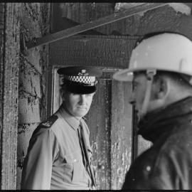 Firefighters at Chevron Guest House fire