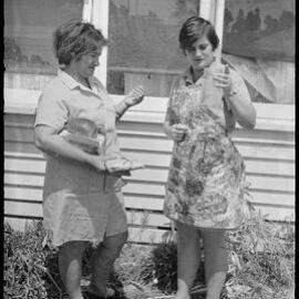 Mrs Dawes and Mrs Jensen of Truman Road