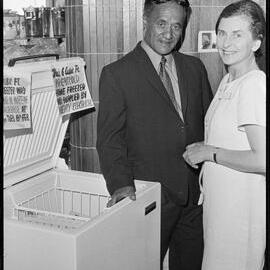 W. Watene - wins deep freezer at Thriftway