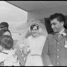Patricia May Jane and Signalman, Joseph Chris Henry - Wedding  