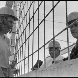 MP's visit construction site