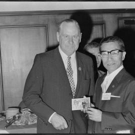 Mr R. Silson and Mr Takeshi Oshima