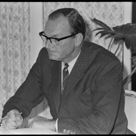 Men in suits at meeting