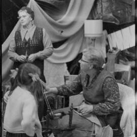 Spinning wool - Hobbies Exhibition