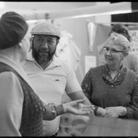 Man and two women - Hobbies Exhibition, Town Hall, Tauranga