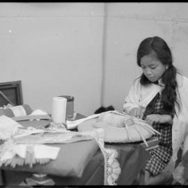 Girl with craft - Hobbies Exhibition