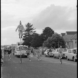 Unicyclists - BOP Orange Festival