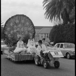 Huge Peacock Float - BOP Orange Festival Parade