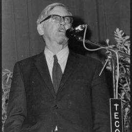 J. A. B. Stuart Menzies - at protest talks