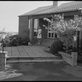 Tingey Home - Mrs Tingey on front steps