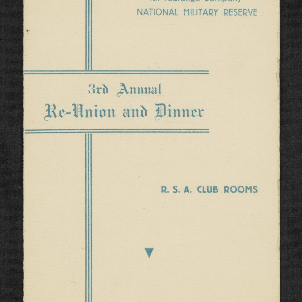 4th Tauranga Company National Military Reserve items, 1942-1947