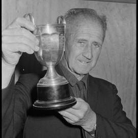 Edgar Hollis with Guy Marriott Memorial Cup