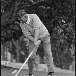Visiting Fijian golfer, Rangi Reddi, Tauranga Golf Course