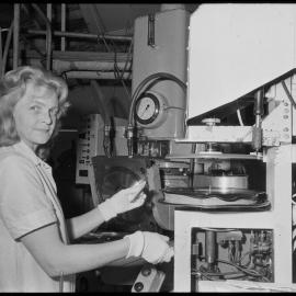 Staff at Pye Manufacturing Division, Paeroa 