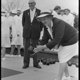 Mrs M. Harvey, Bay of Plenty Women's Bowling Centre president