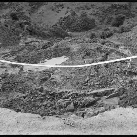 Road slip at Welcome Bay