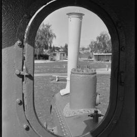 Steam engine at Memorial Park Playground