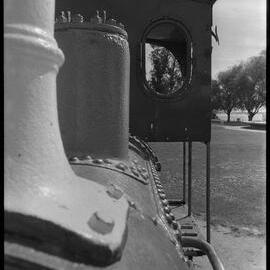 Steam engine at Memorial Park Playground