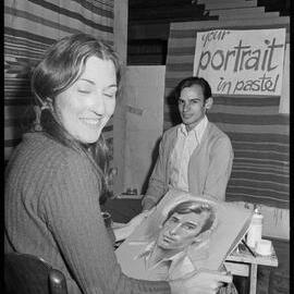 Artist Miss I. Tuskia at Bay of Plenty Industries Fair