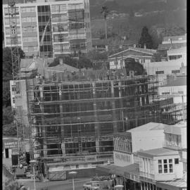 Bay of Plenty Savings Bank building in construction