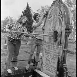 Cemetery cleaning 
