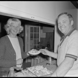 Mrs B. Skipper and Mr Dennis Brown